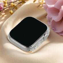 Bộ 3 ốp lưng tương thích với Apple Watch Series 11 10 9 8 7 6 5 4 Ultra 49mm/40mm/41mm/42mm/44mm/45mm/46mm, siêu mỏng, làm bằng nhựa PC cứng cáp, bảo vệ toàn diện, tích hợp miếng dán màn hình cường lực. - Nhiều màu - Xem 7