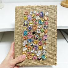 1 miếng dán kim cương 3D nổi, keo dính chắc chắn, hình động vật dễ thương 3D pha lê bao gồm mèo và chó, miếng dán trang trí thủ công, miếng dán hoạt hình phong cách INS đáng yêu hoàn toàn mới - Có thể dùng để trang trí nhật ký, ốp điện thoại, bàn làm việc, phòng, mặt sau laptop, v.v. - Nhiều màu - Xem 10