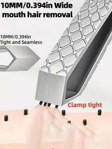 Máy triệt lông Byimy bằng thép không gỉ rộng 10mm - Tay cầm tiện dụng, miệng máy rộng phù hợp cho cả nam và nữ, đa năng dùng cho mặt và cơ thể (vùng bikini, lông mày, ria mép, cằm, môi trên) - Thiết kế bền bỉ, hợp vệ sinh, phù hợp với tóc bạc và lông mặt, dụng cụ làm đẹp đa chức năng với cơ chế nhổ lông chính xác cao. - Nhiều màu - Xem 1