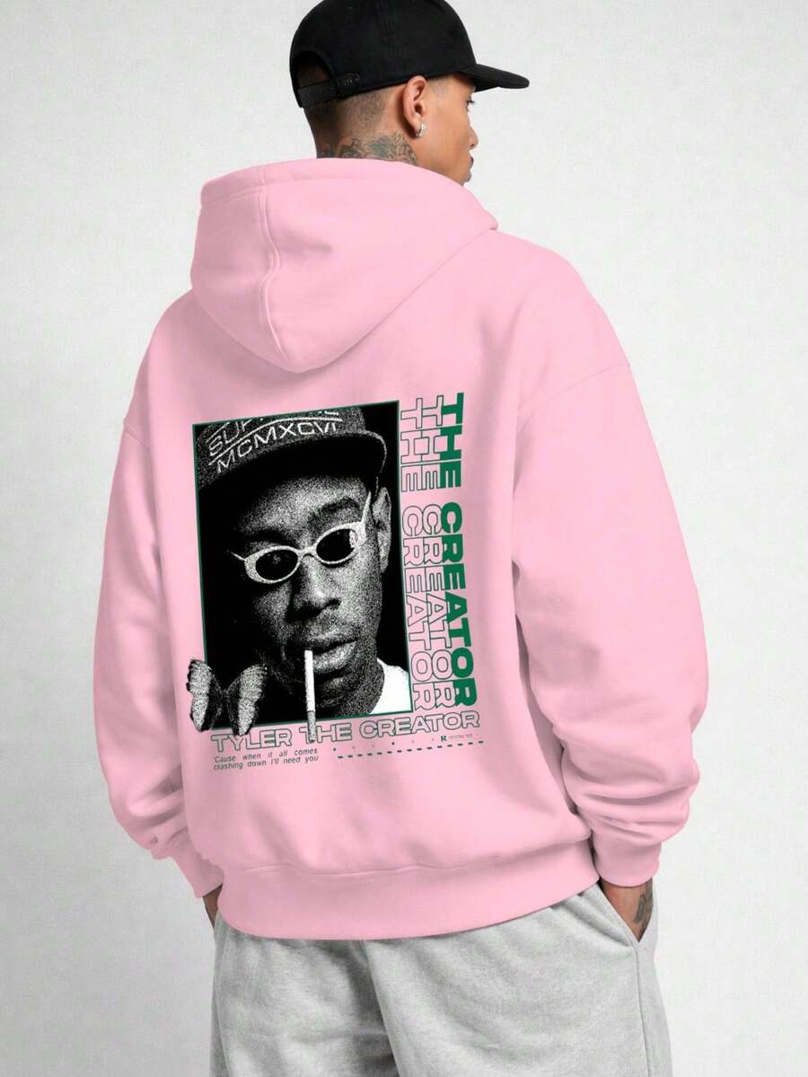 Tyler Creator Music Print Sweatshirt, Unisex, Ref4824 - Hồng - Xem 1
