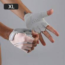 VBOSI 1 Pair Half-Finger Training Gloves With Cushioning Pads - Breathable & Sweat-Wicking For All-Day Comfort, Perfect For Heavy Lifting & Sports - Multicolor - View 15