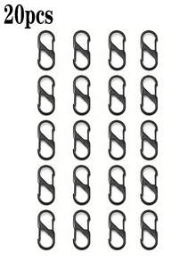 Unisex Zipper Locks Set - Easy Snap Zipper Pulls - Keeps Zippers Closed - Dual Spring Clip Backpack Buckles - Suitable For Luggage, Handbags, Wallets, Etc. - Multipurpose S-Shaped Hook - Suitable For Travel, Camping, Outdoor, Beach, Back To School - Multicolor - View 16