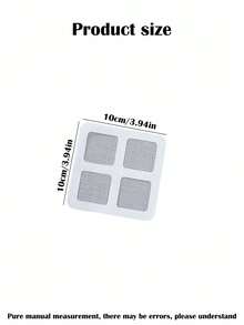 10pcs/50pcs Anti Mosquito Floor Drain Stickers, Self-Adhesive Hook And Loop, Sewer Sink Filter Stickers, Bathroom Hair Collectors, Easy To Install, Drainage Filter Stickers, Disposable, Suitable For Bathroom And Kitchen Sinks - A - View 3