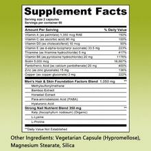 Hair Tonic For Him 120 Capsules - With Vitamin, Biotin, Pantothenic Acid - Support Hair & Beard Health - 1 Bottle - View 2