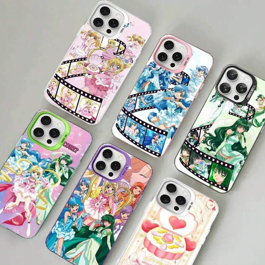 Funda Trasera Antigolpes Mermaid Melody Pichi Pichi para Phone161514131211ProMaxXXRXSMAX87Plus17air - z10 - Ver 1