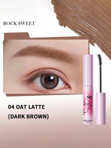 ROCK SWEET 丝绒眉胶 - 防水、持久、速干、防晕染，打造自然蓬松眉妆（完美礼物） - 深棕色 - 查看 6
