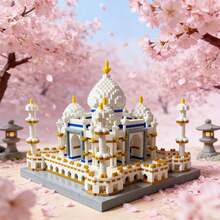 3200 pezzi Micro Mini Set di Mattoncini da Costruzione, Puzzle 3D di Architettura di Famosi Monumenti del Mondo, Inclusi Torre Eiffel, Taj Mahal, Colosseo, Louvre, Modelli in Scala Miniatura Reale, Allenamento per Destrezza delle Dita e Pazienza per Principianti, Decorazione per Casa e Ufficio, Regalo per Compleanni, Souvenir per Vacanze, Scelta per Hobbisti, Disponibili in Vari Stili e Forme, Confezione in Sacchetto - Multicolore (borsa) - Visualizzare 2