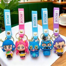 Hasbro Móc khóa KPOP hình hoạt hình Zoe Mira, mặt dây chuyền hình nhân vật anime, quà tặng nhỏ - Nhiều màu - Xem 3