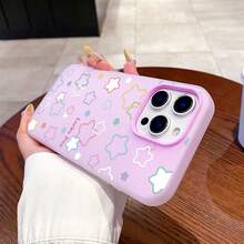 Dopamine-Colored Star-Shaped Smartphone Case. Compatible With Apple IPhone17, 17 Pro Max, 17 Pro, 17 Air, 17e, 16 Pro, 16 Pro Max, 16 Plus, 16e, IPhone15, 15 Plus, 15 Pro, 15 Pro Max, 14, 13 Pro Max, 14 Plus, 14 Pro, 13 Pro, 12 Pro, 12 Pro Max, And 11 Pro. Features Waterproof, Shockproof, Impact-Absorbing, And Scratch-Resistant Functions. Highly Suitable For Apple Products. - 紫色 - 查看 2