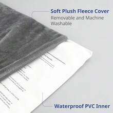 Cat Heating Pad Temperature Adjustable Heated Cat Bed with Auto Shut Off Timer Indoor Pet Heated Bed Mat for Small Dogs 17.7 x 15.7 Inches - 17,7 de largo x 15,7 de ancho x 0,4 de alto - Ver 7