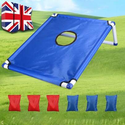 Bean Bag Corn Hole Toss Target Throwing Board Children Family Garden Skill Games