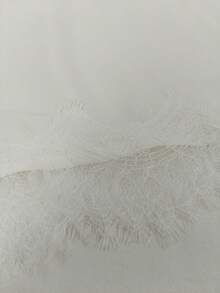 Women's Lace Patchwork Asymmetrical Skirt White - White - View 10