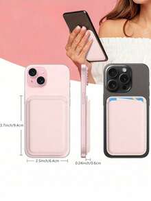 磁吸手機卡夾錢包，相容於 Phone 17 16 15 14 13 12 Pro/Pro Max/Plus/Mini 系列手機殼錢包配件 - 彩色 - 查看 4