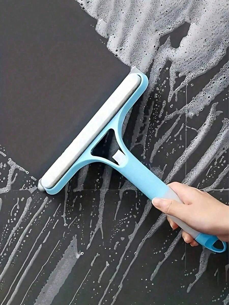 Dụng cụ gạt nước kính 3 trong 1 mạnh mẽ, dung dịch vệ sinh kính, dụng cụ phun nước cầm tay đa chức năng, dụng cụ làm sạch cầm tay cán ngắn, phù hợp cho người thuê nhà, món quà Lễ Tạ ơn ý nghĩa cho bạn bè, dụng cụ vệ sinh cho phòng tắm, nhà bếp, phòng khách, phòng ngủ, nhà cửa, đồ dùng gia đình, chuẩn bị cho năm học mới, nhà vệ sinh - Dụng cụ cạo gương và kính hiệu quả. - A - Xem 1