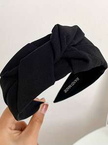 3件/2件/1件 宽结简约纯色复古百搭优雅发箍，固定头发，女士发饰，发带，黑色发饰，女士头饰，适合各种场合，发圈，发箍，女士发箍，家居美容女士配饰礼品，头饰发箍 - 彩色 - 查看 8