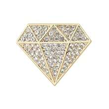 女士粗十字架吊坠项链，搭扣设计，发夹链，精致小十字架吊坠项链，时尚简约宗教风格银饰，精美礼物 - 彩色 - 查看 1