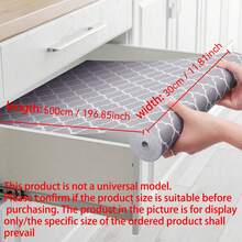 1 Roll Thick Gray Non-Slip Washable EVA Refrigerator/Cabinet Liner Mat, Easy To Cut - Grey - View 11