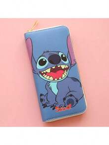 Disney 1个新款时尚长款卡通钱包拉链印花学生卡通钱包零钱包卡包 - 彩色 - 查看 9