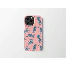 Tiger Design Phone Case | Abstract Hard Protective Case With Snap Closure For IPhone, Galaxy, Pixel - Multicolor - View 4