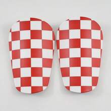 1双不对称马赛克图案足球护腿板，加厚底层，紧贴小腿，穿着舒适 - 彩色 - 查看 20