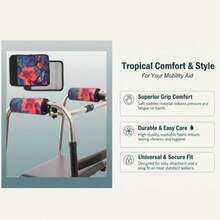 Tropical Jungle Color Non-Slip Grip Pads For Walker Handles - View 4