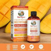 Mary Ruth's Hair Growth Max: Liposomal Ultra Absorption For Thicker Hair & Wrinkle Reduction - Liquid Multivitamin + Hair Growth - View 12