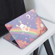 2张印花笔记本电脑贴膜，适用于惠普、苹果、康柏、宏基等品牌的15.6-16英寸笔记本电脑，可移除且防刮擦 - 查看 3