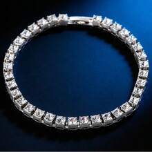 1 chiếc dây chuyền tennis 4mm, dây chuyền nhiều lớp bằng hợp kim kẽm dành cho nam, phong cách Rock & Hip Hop, thiết kế cổ điển đảm bảo tính linh hoạt và thiết thực, mang đến vẻ đẹp rực rỡ chưa từng có. Thích hợp làm quà tặng cho bạn bè, sinh nhật, tiệc tùng. - Chuỗi cửa hàng quần vợt thời trang - Xem 9