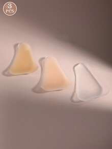 1/3pcs Soft Comfortable Skin-Friendly Silicone Nipple Covers - Women Lingerie Accessories - Multicolor - View 2