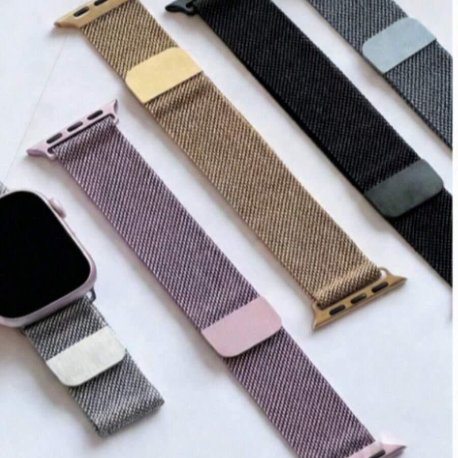 Magnetic Milanese Loop Band For Apple Watch Series 10/9/8 Watch Stainless Steel Strap