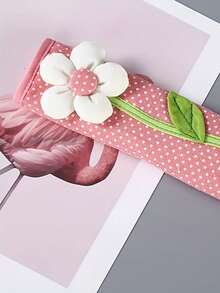 2pcs Floral Pattern Refrigerator Handle Dust Cover, Cute Floral Fabric Refrigerator Handle Protector, Suitable For Refrigerator, Cabinet, Wardrobe, Oven And Other Scenarios, Applicable To Kitchen, Bedroom And Other Scenes, Refrigerator Door Handle Cover, Refrigerator Handle Sleeve - Multicolor - View 8
