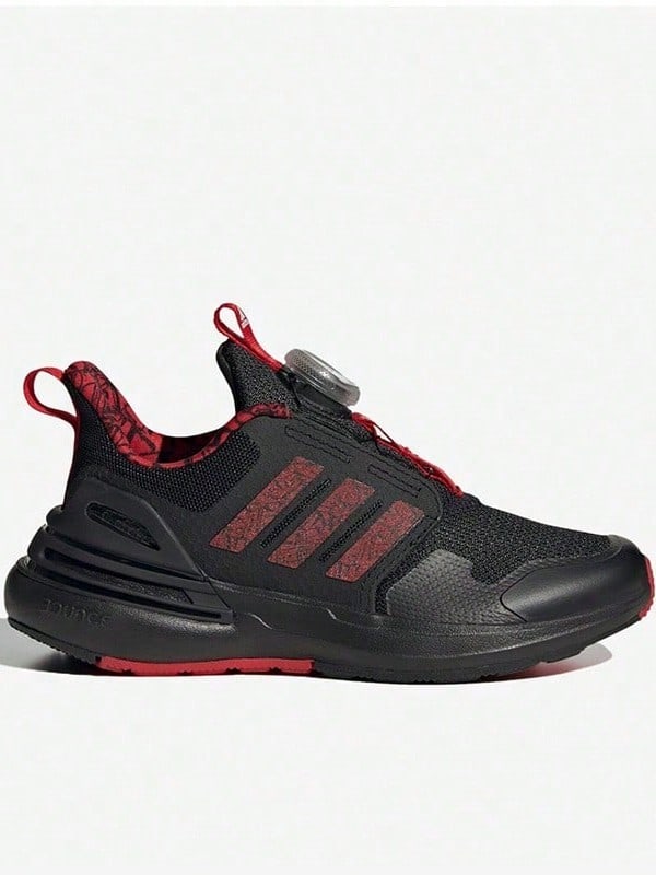 Adidas 幼儿男童兔子年旋转纽扣运动鞋 IE4239 - 黑色 - 查看 1