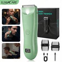 Multifunctional Men's Electric Body Hair Trimmer, USB Rechargeable 500mAh Professional Men's Electric Hair Clipper With Ceramic Blades, Includes 2 Limit Combs, Portable Men's Grooming Kit, Ideal Holiday Gift - Multicolor - View 12