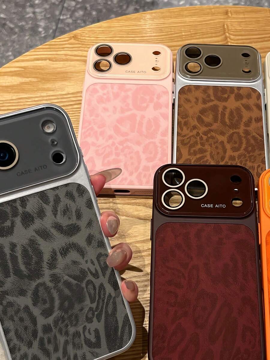 1个高端粉色豹纹防震、防滑、防刮手机壳，专为苹果17 Pro Max设计，兼容苹果17/16/15/14/13系列，是情人节/新年礼物的完美之选。 - 粉色 - 查看 1