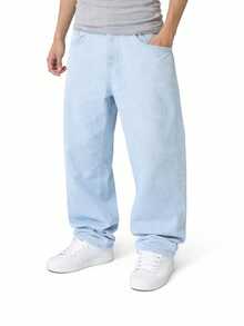 Premium Black Balloon Pants | Exclusive Visionaries Streetwear Baggy Jeans - Clara Premium - View 1