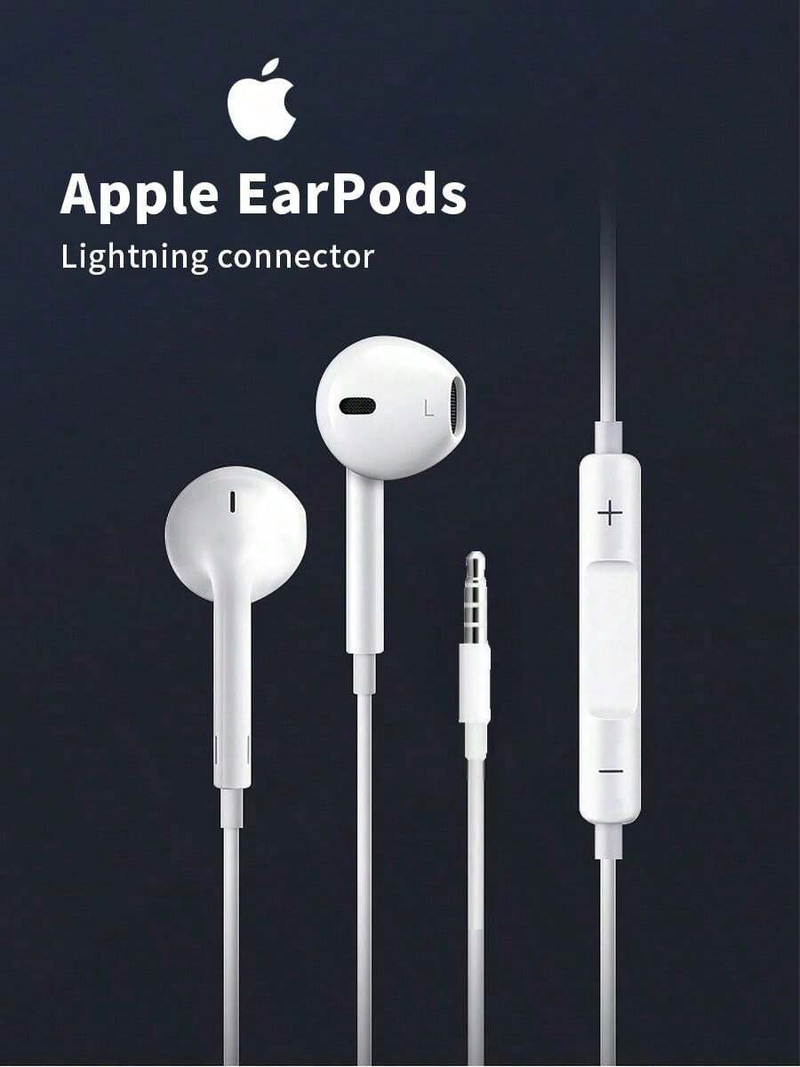 Apple/Apple Original EarPods Wired Headphones USB-C Lightning Connector - View 1