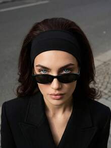 高级女士发带三件套，跑步发带，瑜伽/健身发带，柔软弹力发带 - 彩色 - 查看 12