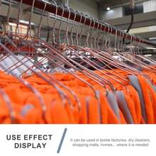 100 Pack Metal Wire Hangers - 16 Inch Slim Space Saving Coat Hangers for Dry Cleaners and Home - 12 Gauge Ultra Thin Clothing Hangers Bulk Pack 100 Black - Negro - Ver 7