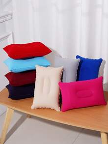 2pcs Inflatable Pillow, Ultra-Lightweight Camping And Travel Pillow, Ideal For Hiking, Backpacking, The Office And Relaxation - Small Square Pillow - View 3