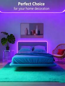 شريط إضاءة LED RGB مع جهاز تحكم عن بعد 44 مفتاح، مناسب لغرفة النوم وغرفة المعيشة وديكور المنزل وإضاءة الحفلات، قابل لتعديل الألوان والأنماط، جهاز تحكم شريط LED RGB 44 مفتاح إضاءة ليلية، غرفة المعيشة والمطبخ وحفلة عيد الميلاد وحفلة هالوين وغرفة النوم إضاءة ليلية صغيرة، شريط LED USB، شريط LED مرن، 1 متر/2 متر/3 أمتار/5 أمتار، مناسب للتلفزيون والكمبيوتر وإضاءة خلفية الخزانة - الضوء الملون - مشاهدة 9