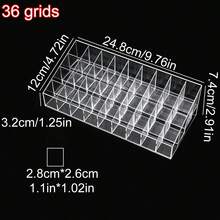 Hộp đựng son môi bằng acrylic trong suốt 9/24/36/40 ngăn, kệ trưng bày mỹ phẩm nhiều ngăn, kệ trưng bày mỹ phẩm, có thể sắp xếp son môi, sơn móng tay và trang sức. - A - Xem 14
