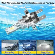 ROADSUN 超亮 H4 H7 H11 9005/HB3 9006/HB4 LED 灯泡 55000LM 6500K 适用于汽车前大灯/雾灯 - V3 - 查看 9