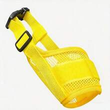 Bozal ajustable para perros, bozal antimordedurasantiladridos para perros pequeños/grandes, suministros de entrenamiento para mascotas, diseño de malla transpirable, permite beber agua - Multicolor - Ver 13