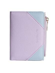 BATSIOE Mini Women's Short Wallet, Large Capacity, Card Slots & Zipper Pocket - Multicolor - View 14