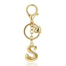 Gold Heart Bubble Initial Bag Charms For Handbags – Cute Initial Letter Keychain For Women, Purse Charms Gift - Gold - View 31