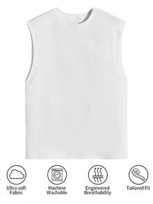 Men's Summer Streetwear Sleeveless T-Shirt Featuring Bourbon County Secretariat Festival 2008 Design With Horse Graphic And Checkered Mask Print For Casual Wear And Outdoor Events Made In Usa Fas - 白色 - 查看 3