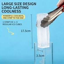 Khuôn làm đá dải dài - Khay đá tan chậm, dễ tháo chỉ bằng một cú nhấp chuột, thích hợp cho thức ăn dặm và sử dụng trong gia đình. - Nhiều màu - Xem 5