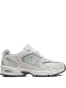New Balance 530 Retro Running Shoes - Iconic Metallic Silver Mesh Sneakers | Viral 2026 Y2K Dad Shoes | Lightweight Breathable Athletic Trainers | Comfortable Everyday Lifestyle Footwear | Authentic Unisex ABZORB Cushioning Staples - Chất xám - Xem 10