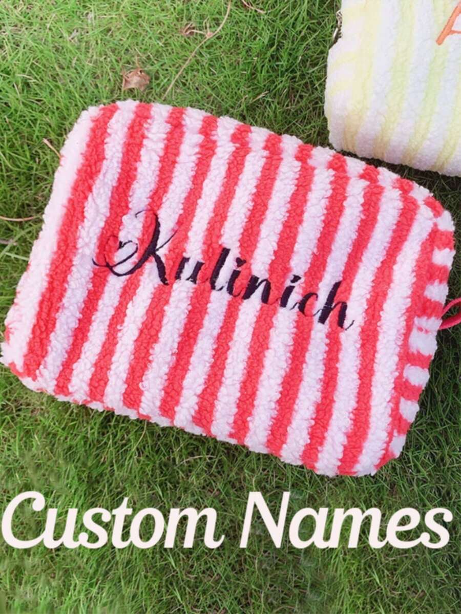 Personalized Bridesmaid Makeup Bag, Tulle Girls Makeup Bag, Large Capacity Makeup Bag, Bridesmaid & Bride Gift, Cosmetic Storage Bag, Embroidered Toiletry Bag, Embroidered Makeup Bag, Bridesmaid Makeup Bag, Bridesmaid Gift, Women's Gift, Personalized Gift, Wedding Party, Gift, Bridesmaid Proposal Gift