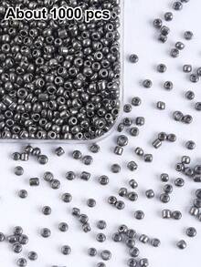 3mm Cuentas de Semilla, 27 Colores de Cuentas de Semilla de Vidrio para Hacer Joyería, Pequeñas Cuentas Artesanales para Hacer Pulseras, Hacer Joyería DIY Pulsera Collar - Talón - Ver 13